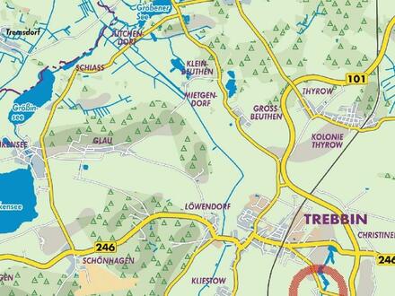 IMMOBERLIN.DE - Angenehme 942 m² große Baugrundstücke nahe Trebbiner Ortszentrum