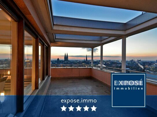 Einmalig für Stadtliebhaber: 
Penthouse mit freiem Blick zum Dom