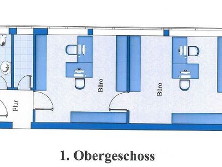 2 Zimmer Bürofläche in zentraler Lage von Crailsheim, 40,85 m²