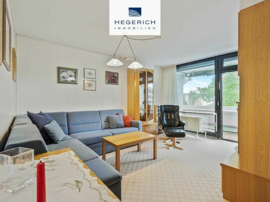 HEGERICH: Perlacher Wohntraum – Charmante 3-Zimmer-Wohnung mit ruhigem Balkon
