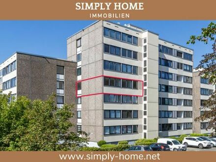Kerpen-Brüggen: Gepflegte 4-Zimmer-Wohnung mit überdachtem Balkon und PKW-Stellplatz