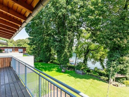 Stilvolles Einfamilienhaus mit unverbautem Seeblick am Lankensee