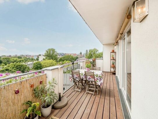 Dachgeschoss-Maisonette-Wohnung mit Ausblick über Berlin-Mitte