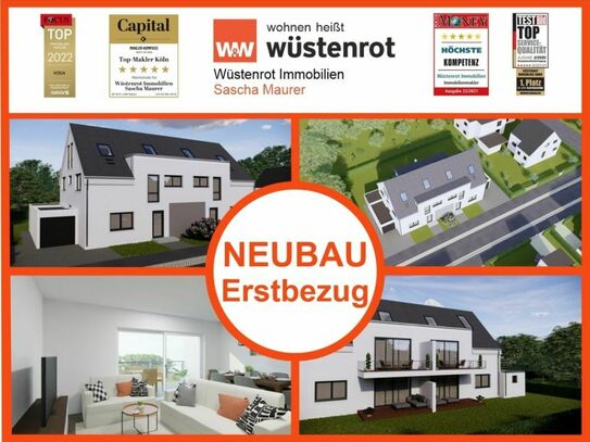 Neubau - Erstbezug! Traumhafte Maisonettewohnung mit
hochwertiger Ausstattung und Balkon in beliebter Wohngegend.