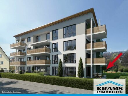 Neubau Familienwohnung mit eigenem, ca. 390 m² großen Garten in Dußlingen!