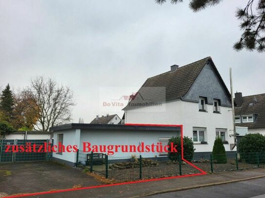 NOTVERKAUF - die Gelegenheit! gepflegtes EFH mit Anbau, 3 Garagen zus. Baugrundstück Dortmund Asseln