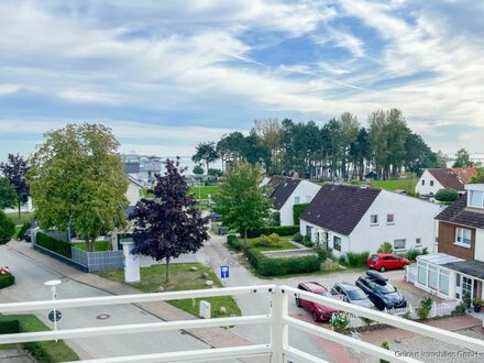 Meerblick. 3-Zimmer-Wohnung mit großem Süd-West-Balkon und Tiefgaragenstellplatz