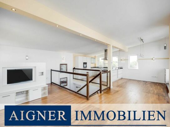 AIGNER - Top gepflegte 2-Zimmer Penthouse-Wohnung mit großer Dachterrasse in Erding!