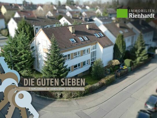 Die guten Sieben! 7-Familienhaus in Ludwigsburg-Schlösslesfeld