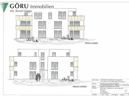 Großzügige 3-Raum-Eigentumswohnung in Bergen auf Rügen !