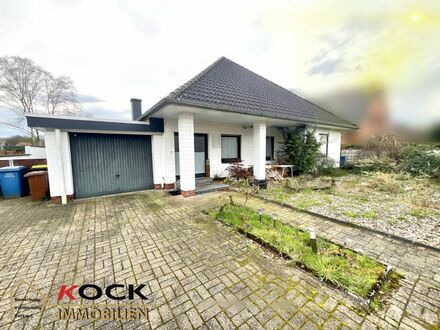 Charmanter Bungalow mit Garage und großer Außenterrasse in attraktiver Lage zu verkaufen