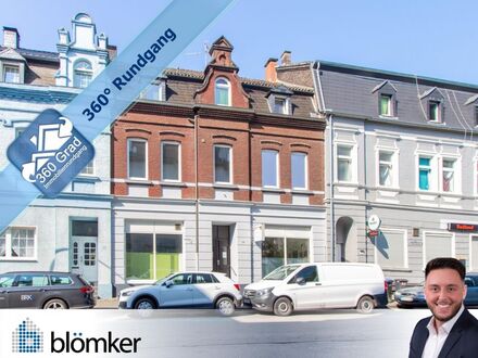 Blömker! Renditeobjekt mit Mischnutzung! Vier Gewerbeeinheiten und drei Wohnungen in GE-Feldmark!
