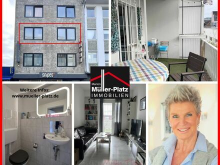 Schicke 3 Zimmer-Wohnung mit einem Balkon in Südlage, 
mitten in der City vom Mönchengladbach!