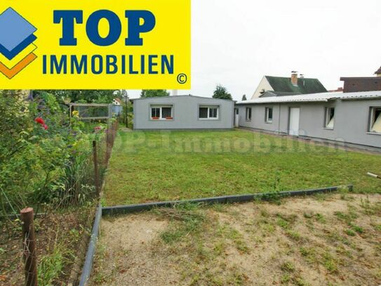 Bungalow + 2 Neben-Bungalows, guter Zustand, massiv, solide, ausbaufähig. Sonnengrundstück. Ruhiglage. Naturnah. (4633)