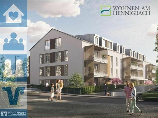 3-Zi.-Neubauwohnung (KfW-40-Standard) mit Balkon in zentraler Lage von Markt Schwaben
