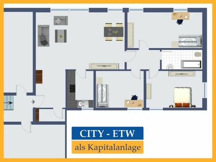 KAPITALANLAGE - 4-ZIMMER - TIEFGARAGE