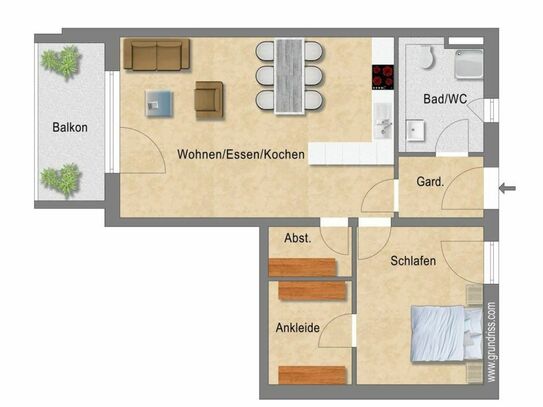2-Zimmer-Eigentumswohnungen KfW 40 Plus Standard Neubau in Deggendorf