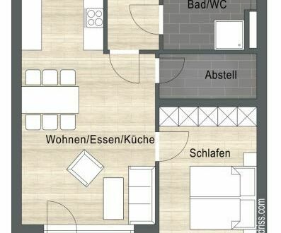 Großzügige 2-Zimmer-Eigentumswohnungen KfW 40 Plus Standard Neubau in Deggendorf