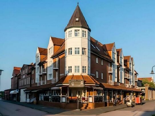 Wohnung im Aparthotel Strandburg, mit Schwimmbad und Sauna, im Ortskern von Juist