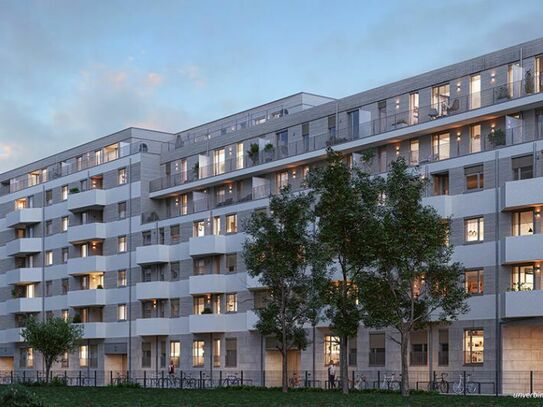 Helle 1 Zimmer-Wohnung mit Balkon in Neustadt-Neuschönfeld