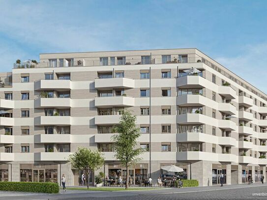 Top-Lage: 1-Zimmer-Apartment mit Loggia in Neustadt-Neuschönfeld