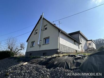 Burg Olbrück und Vulkan-Express zu Füßen! Vielfältiges Einfamilienhaus im malerischen Brohltal!