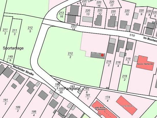 Großes Entwicklungsgrundstück für Mehrgeschoßwohnungsbau