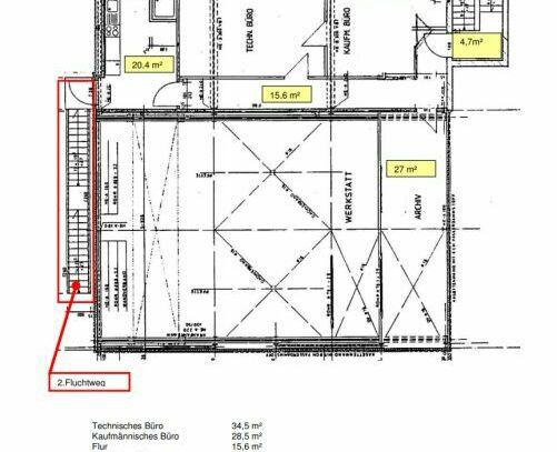 BÜROFLÄCHE MIT GARAGE UND 3 STELLPLÄTZEN