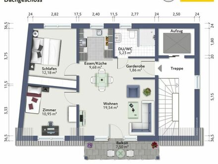 Modern und zukunftsfähig - wertige Neubauwohnung mit Aufzug & Balkon in zentraler Lage