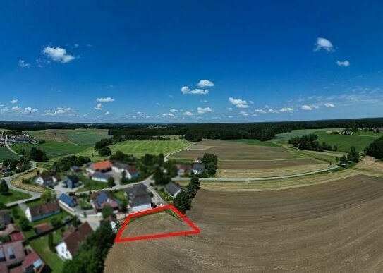 Unverbaubarer Blick auf die Landschaft! Traumhaftes Grundstück am Ortsrand!