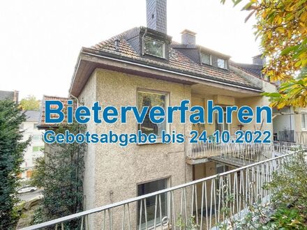 BIETERVERFAHREN: Renovierungsbedürftige Doppelhaushälfte mit 2 Wohnungen - Kein eigener Stellplatz