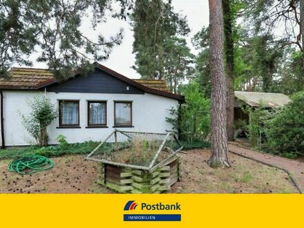 PROVISIONSFREI - Bungalow zu Wohnzwecken mit tollem Waldgrundstück und Nebengelass in Zernsdorf