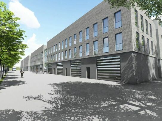 Neubau in Gablingen: 214 m² Büroflächen mit 158 m² Lager-/Werkstattflächen