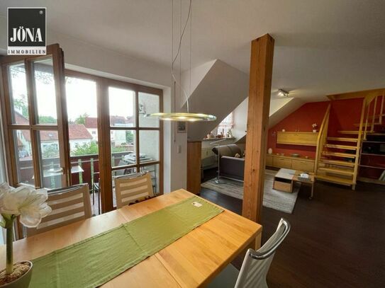 Wohnen auf zwei Ebenen!
Exclusive Maisonette-Wohnung in ruhiger Lage