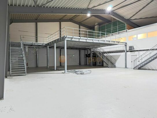 Gewerbehalle 708 m² + 230 m² Büroflächen 65451 Kelsterbach Nahe Flughafen PROVISIONSFREI zu verm.