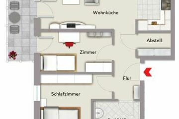 Grundriss Wohnung 3