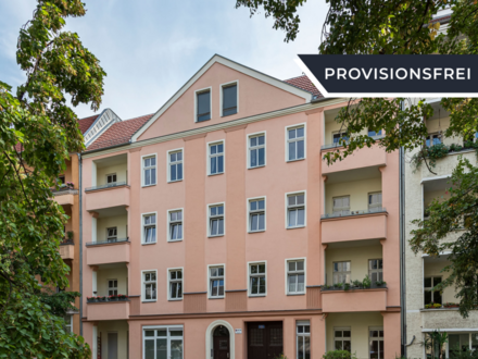 Vermietete 2-Zimmer-Altbauwohnung mit Balkon nahe Florakiez