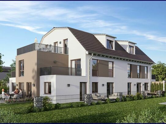 Neubau in Waldtrudering:<br />
Hochwertige und sonnige<br />
 2-Zimmer-ETW (1. OG) mit Balkon