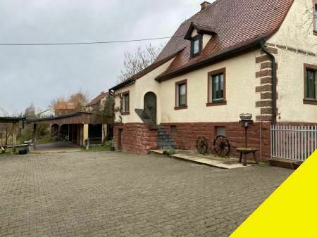 Ehemaliger Pferdehof im Steigerwald mit 2,4 ha Land zu verkaufen