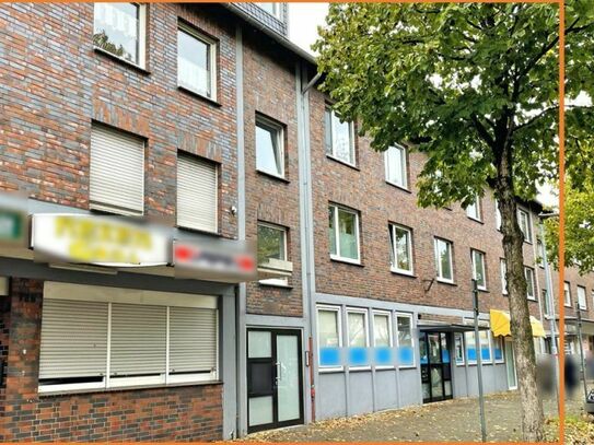 Sichere Kapitalanlage: Wohn- und Geschäftshaus mit Mieteinnahmen aus vermieteten Wohnungen und fünf Garagen in Moers-Re…