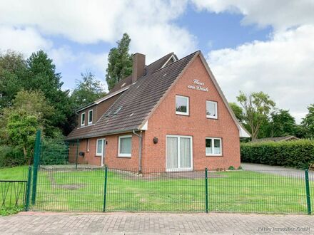 Moderne, große 3-Zimmer-Wohnung mit ca. 126 m² Wohnfläche, 2 Terrassen, Garten und Carport in ruhiger Wohngegend