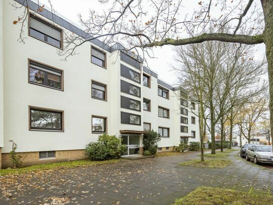 Mühlenberg: Solide 3-Zimmerwohnung mit SW-Balkon und TG-Stellplatz