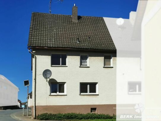 BERK Immobilien - Renovierungsbedürftige Doppelhaushälfte in Neunkirchen-Richelbach sucht Handwerker