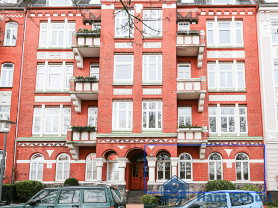Kiel am Schrevenpark - vermietete 4 Zimmer Eigentumswohnung in Hochparterre