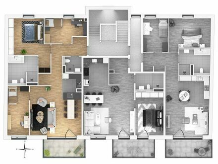 Modernes Wohnen im "Cityquartier Erkrath" WE13 3. OG mit Balkon