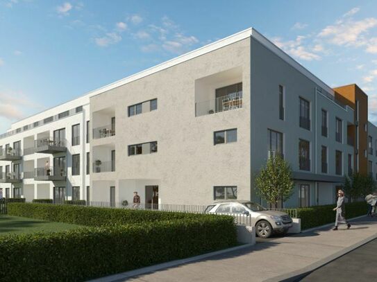 2-Zi-Neubauwohnung mit Terrasse u. Gartenanteil - BARRIEREFREI