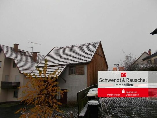 Jetzt noch Scheune – später mehr? Grundstück in Schotten-Rudingshain