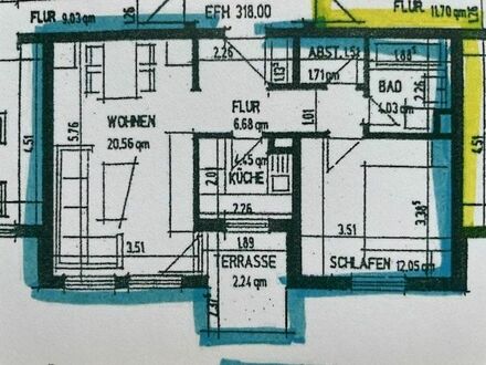 2- Zimmer mit Terrasse