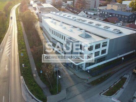 1840 m² Produktionshalle mit Kranbahn zzgl. Werkstatt und Büroflächen *2527*