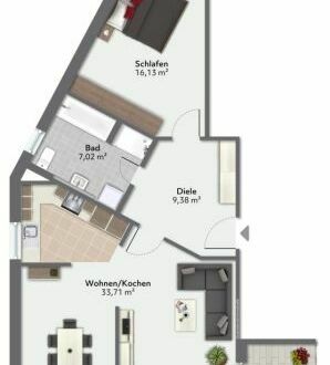 2-Zimmer-Wohnung Neubau Bibert living in Oberasbach